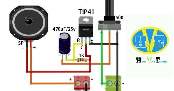 Skema Mini Amplifier | Ruang Ilmu