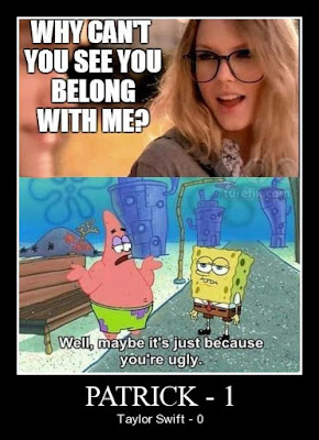 Why Can't you see you belong with me, Patrick Star Spongebob Taylor Swift meme