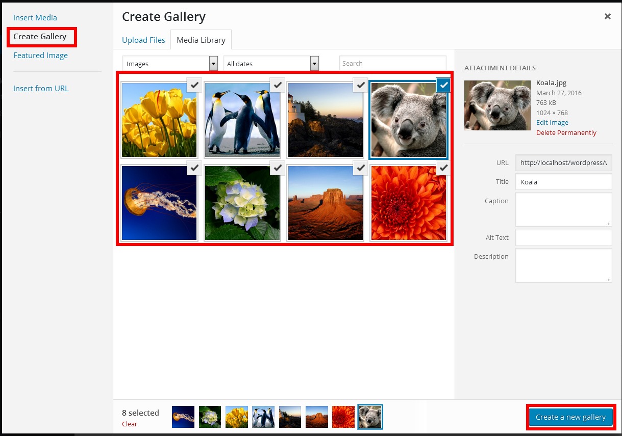How to Easily Create an Image Gallery in WordPress Meralesson