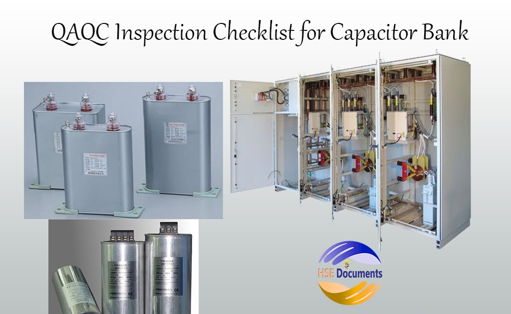 QAQC Inspection Checklist for Capacitor Bank HSE Documents