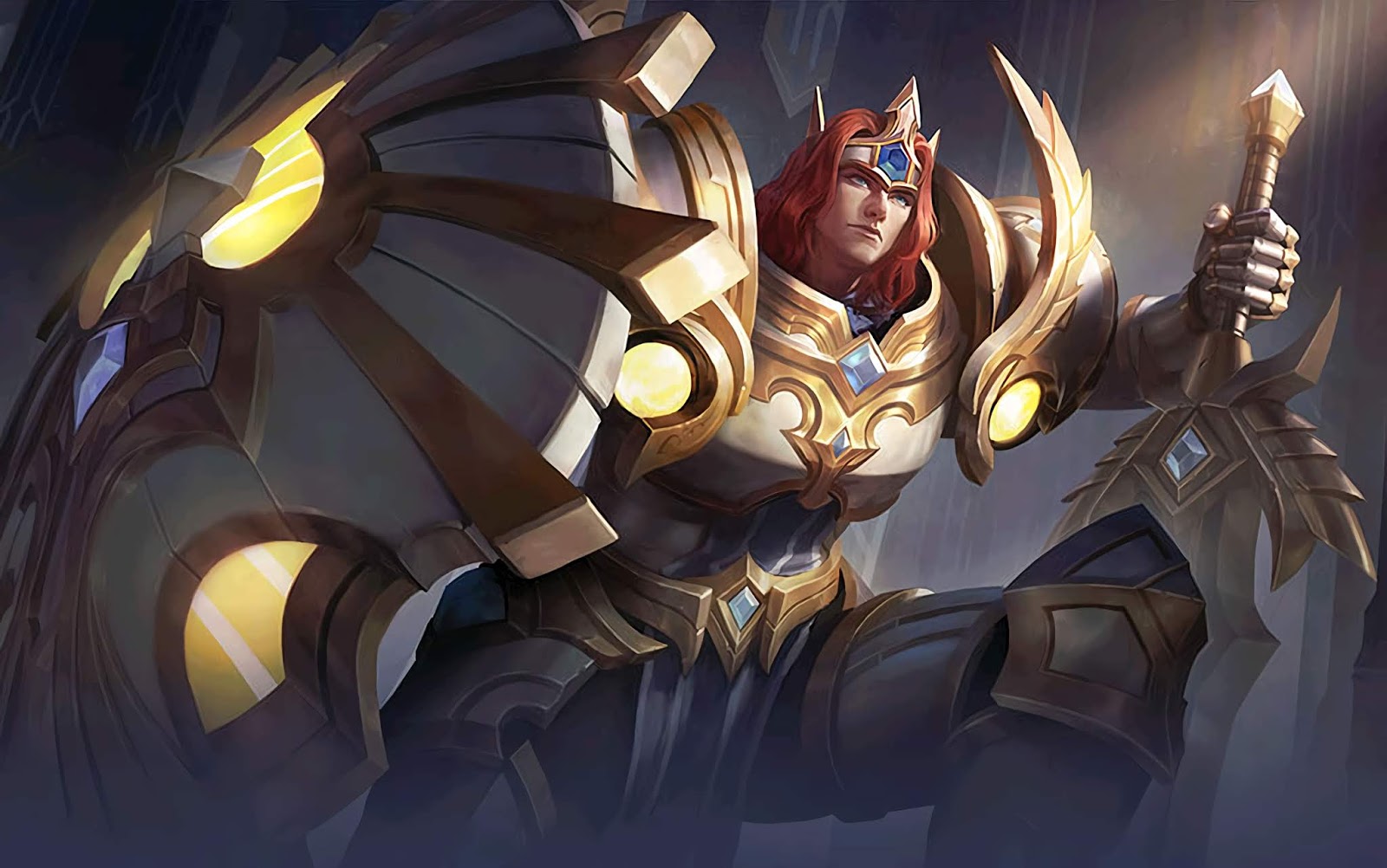 Wallpaper Tigreal Lightborn Defender Skin Mobile Legends HD for PC