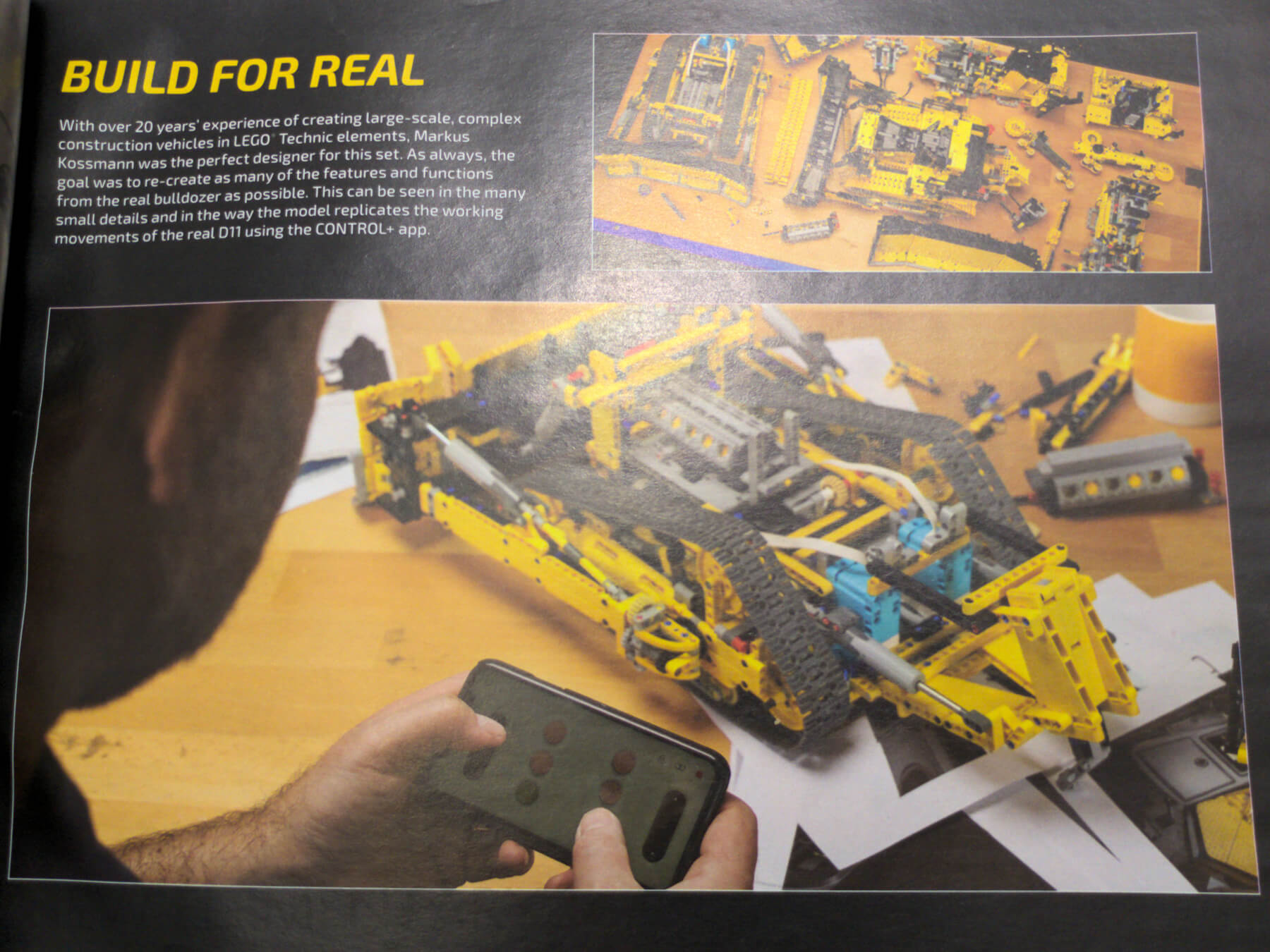 LEGO® Technic review: 42131 Cat D11T Bulldozer | New Elementary: LEGO® parts, and techniques