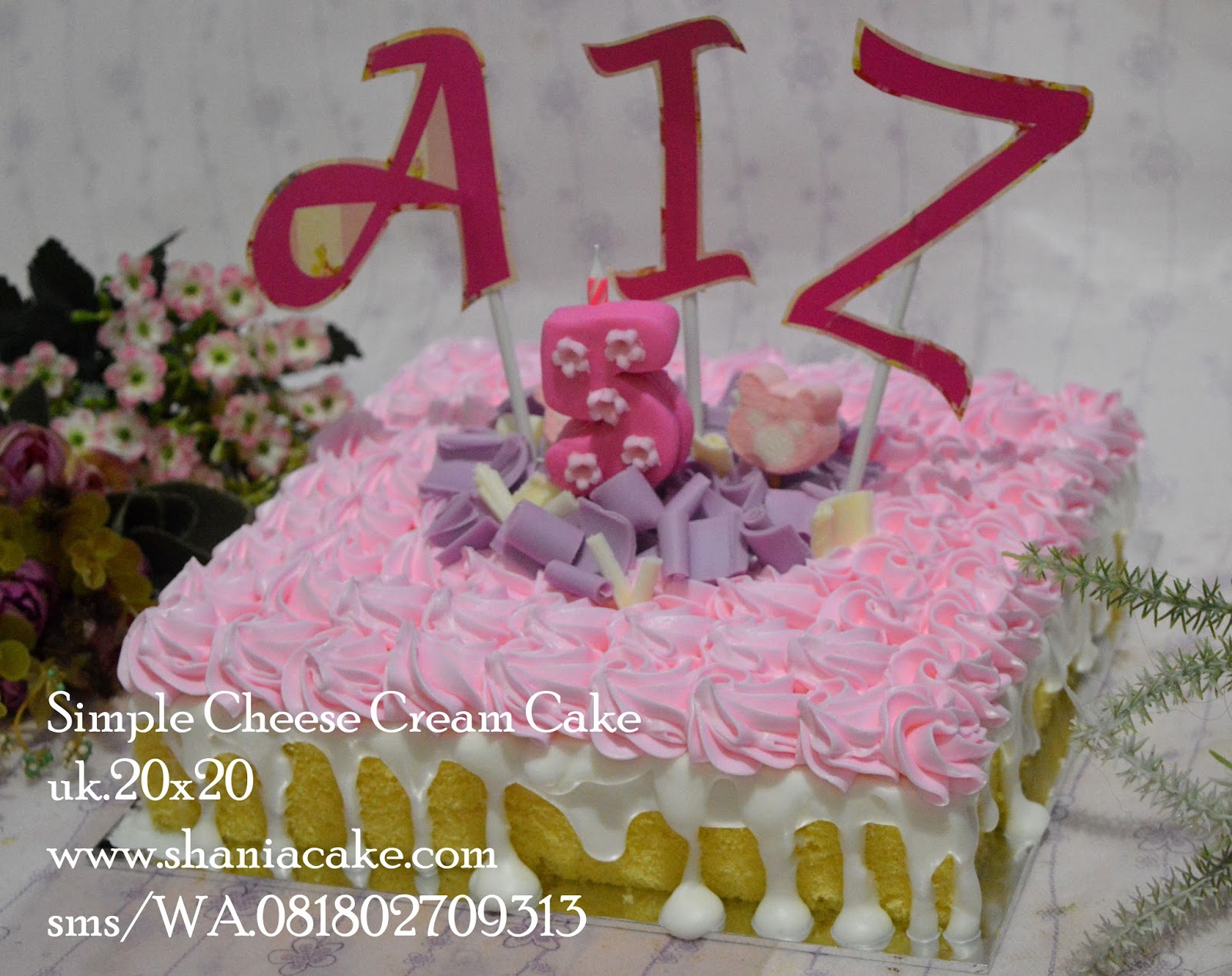 [Cake Jogja] Simple Cheese Cake & Mini Tumpeng Nasi Kuning Home Made