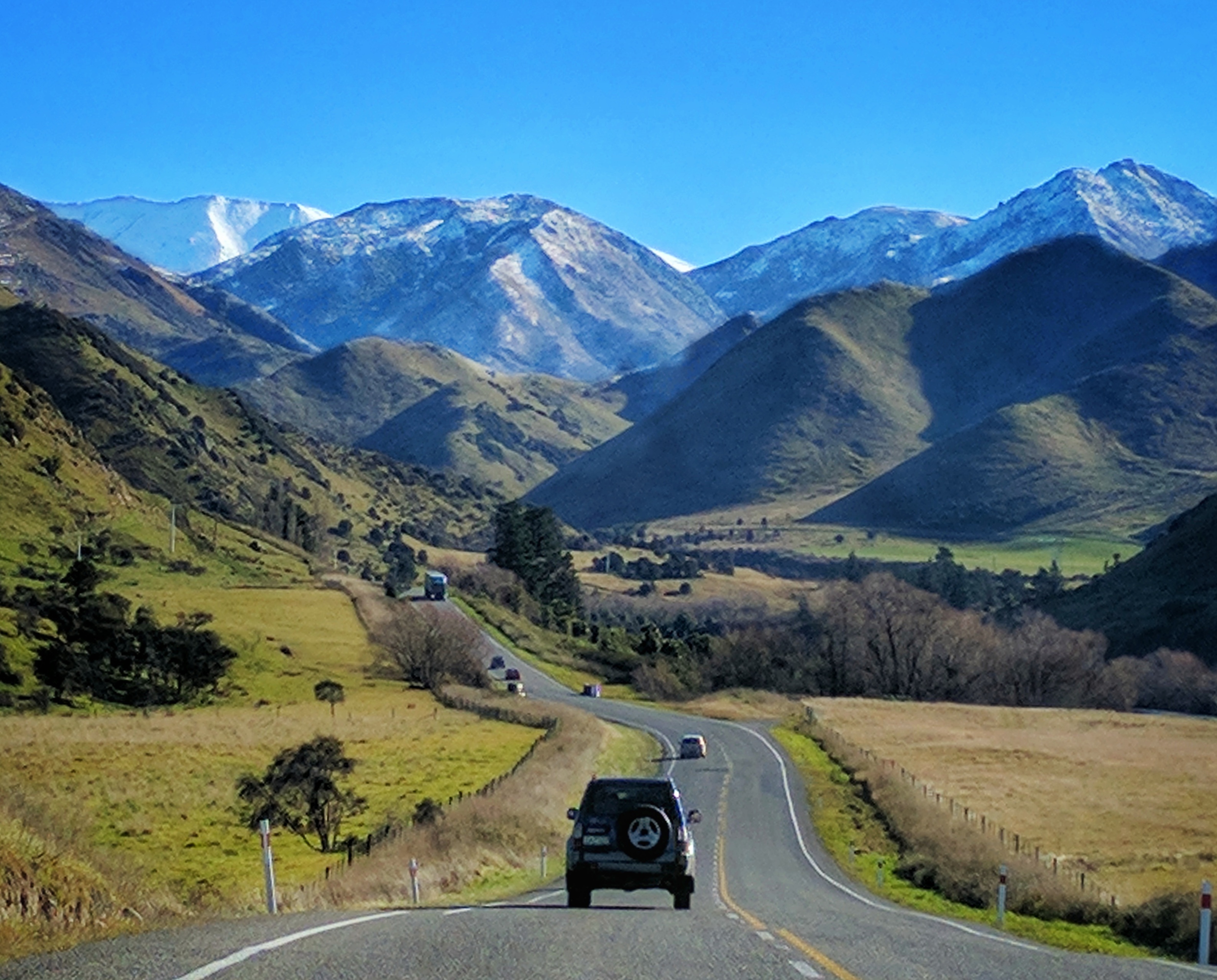 Heading to Hamner along SH7