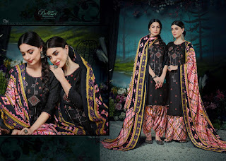 Belliza Designer Patiyala Magic Pashmina Collection  at Diwan Fashion