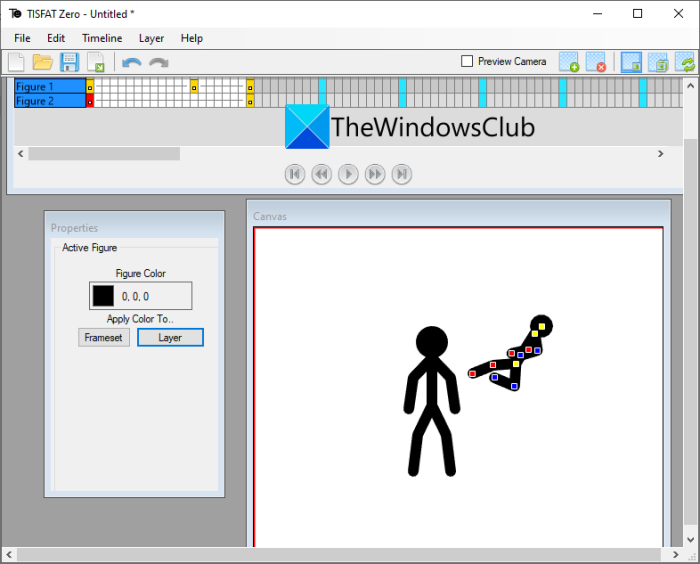 Beste gratis Stick Figure Animation-software voor Windows-pc