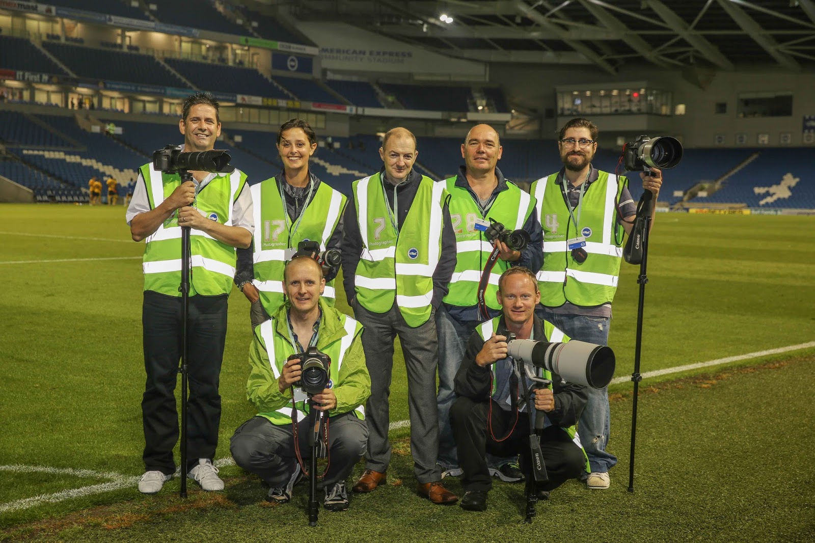 Shooting Football photographic course with Brighton & Hove Albion
