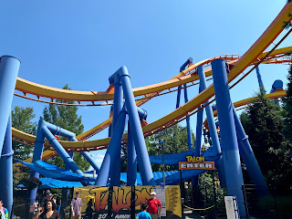 Talon Grip of Fear Roller Coaster Entrance Dorney Park