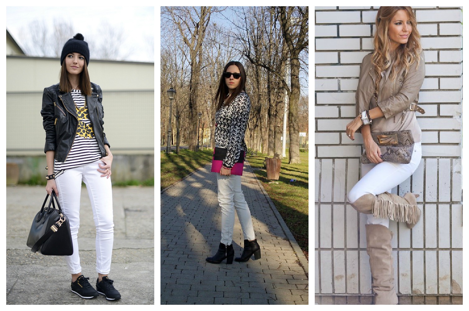 So style blog Cómo usar un pantalón blanco en invierno