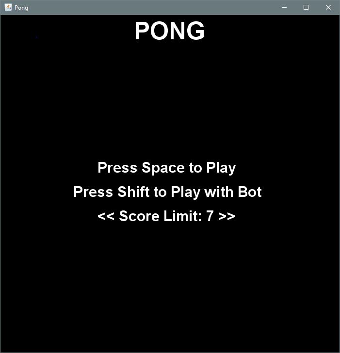 Game Pong Java