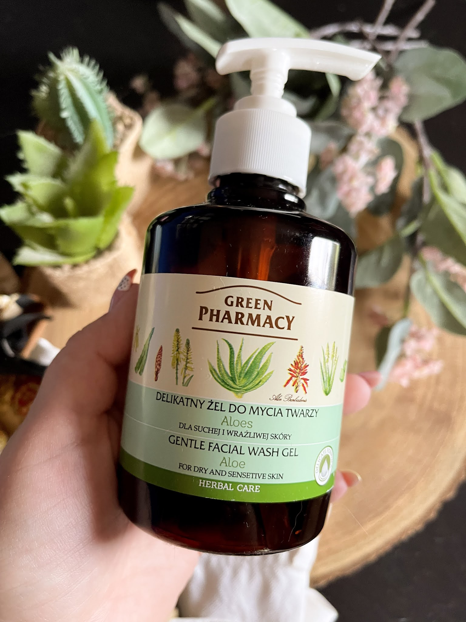 Gel Limpiador Aloe de Green Pharmacy