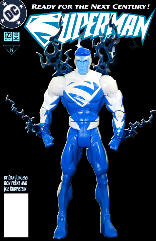 The Legion of Super Bloggers! LEGION TOYS Electric Blue Superman (DC