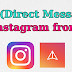 How to DM (Direct Message) on Instagram from PC