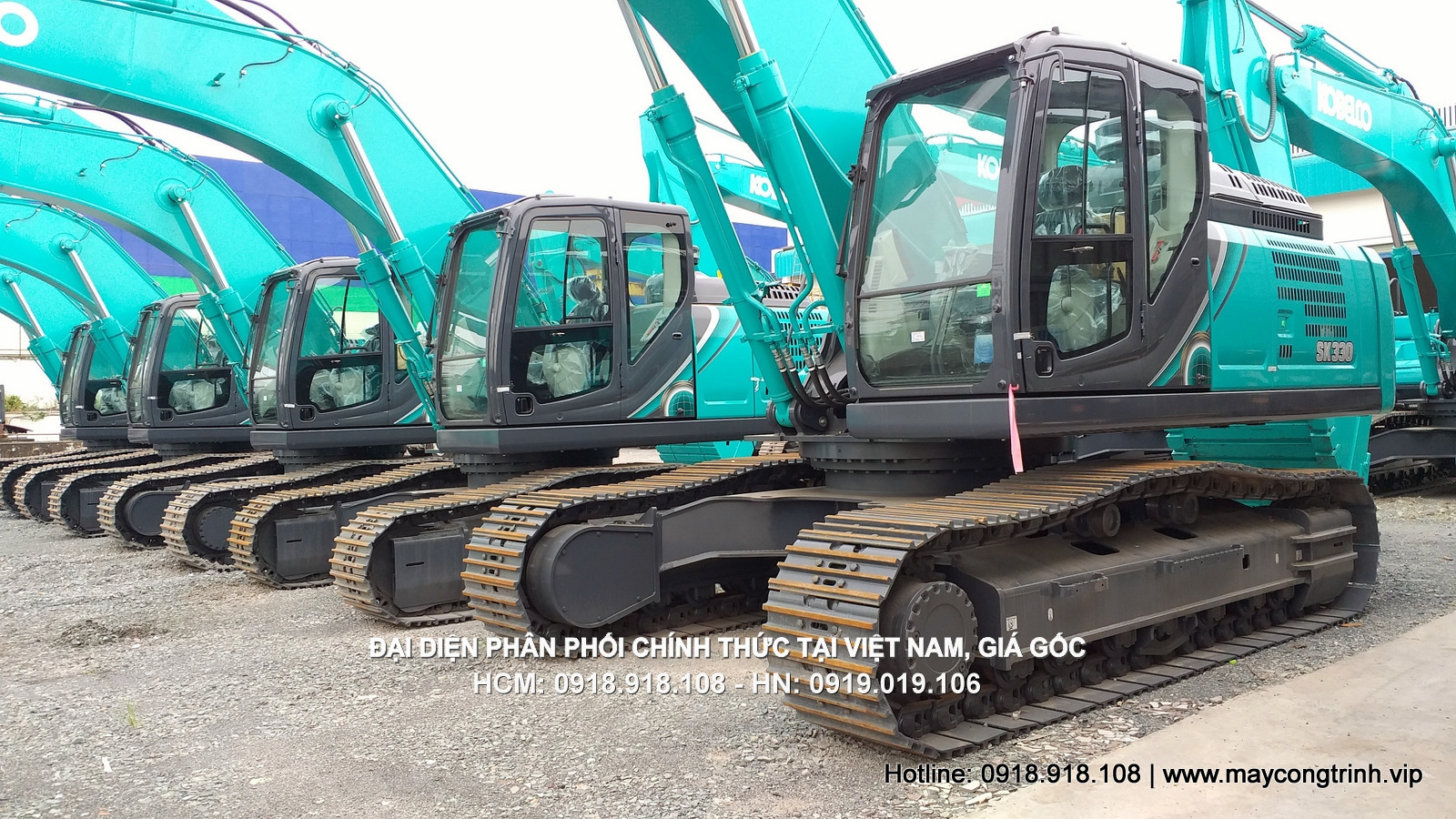 Máy xúc đào Kobelco ( Máy đào, Máy xúc ) sk350lc-10, gầu 1.6 - 1.9 m3