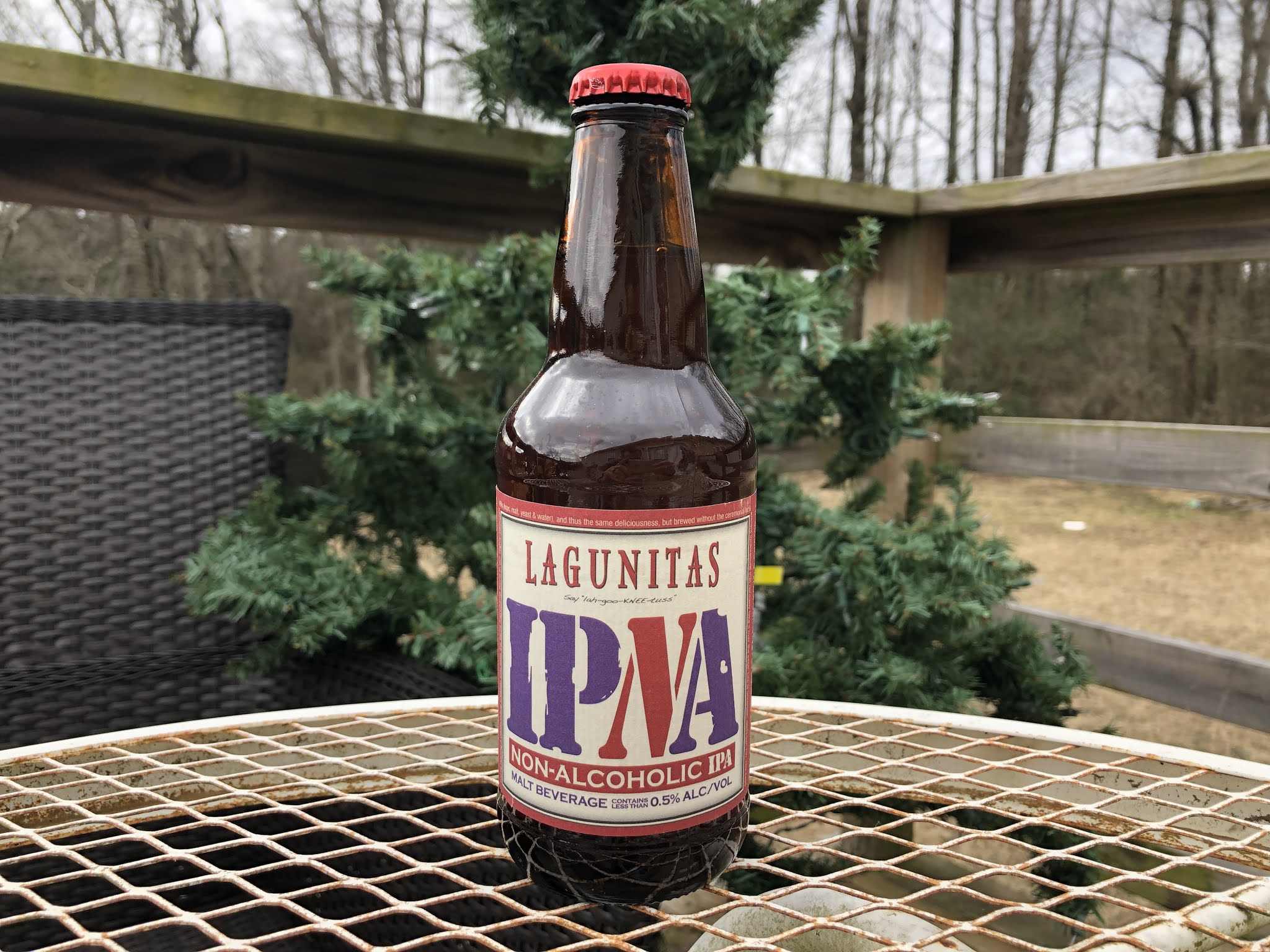 Lagunitas IPNA (Non Alcoholic IPA) Review. 15 January 2021.