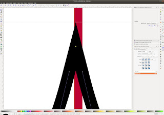 Inkscape - Create a point between two nodes.