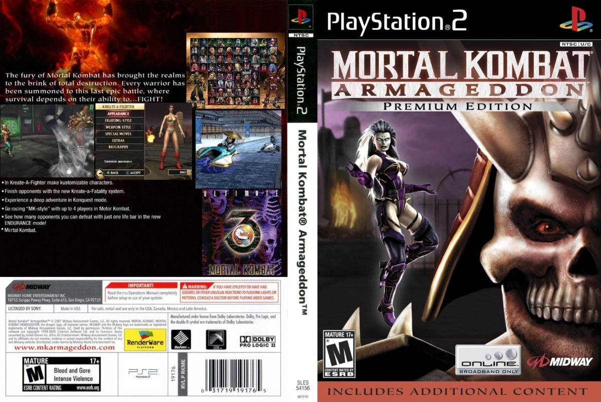 MORTAL KOMBAT ARMAGEDDON (apenas online) - Games em Torrent PS2
