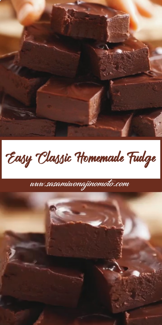 Easy Classic Homemade Fudge Just Easy Recipe