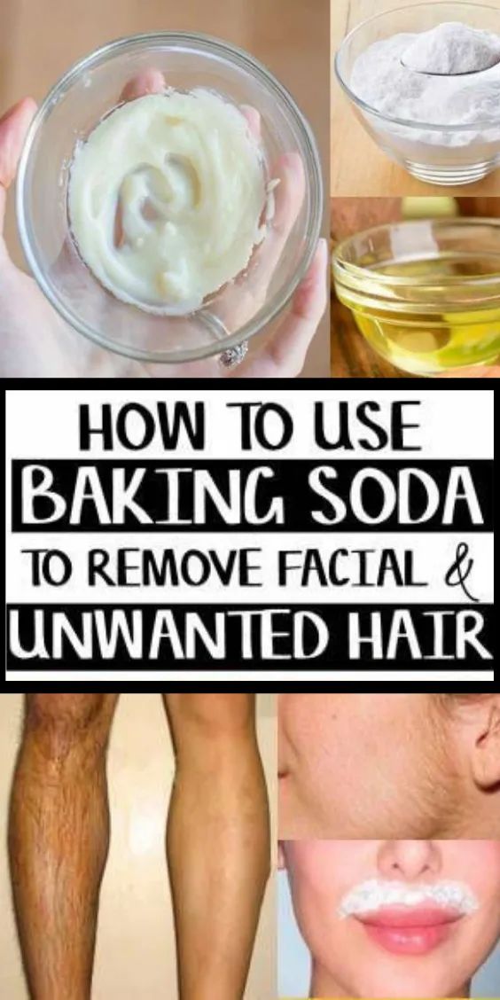 Remove Unwanted Hair In 3 Minutes Using This Natural Baking Soda Recipe
