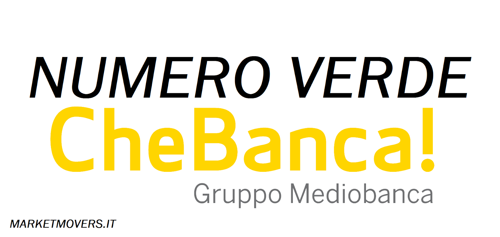 Numero verde Che Banca ☎
