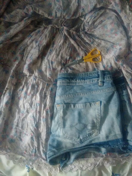 diy vestido con short