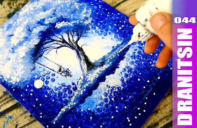 Swirling Resin Art Uses Real Objects to Mimic the Untouched Beauty