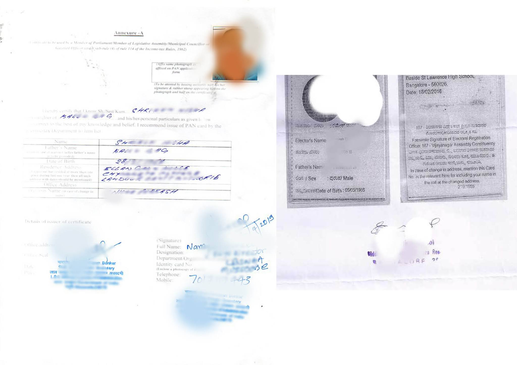 How to Fill Annexure A for Pan Card Correction Annexure A for Pan