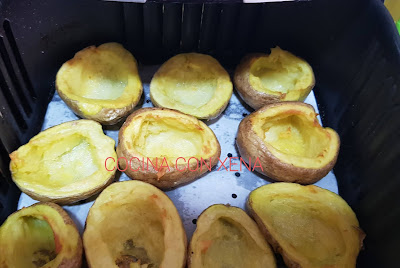 Patatas Rellenas De Carne En Freidora De Aire (receta De Aprovechamiento)
