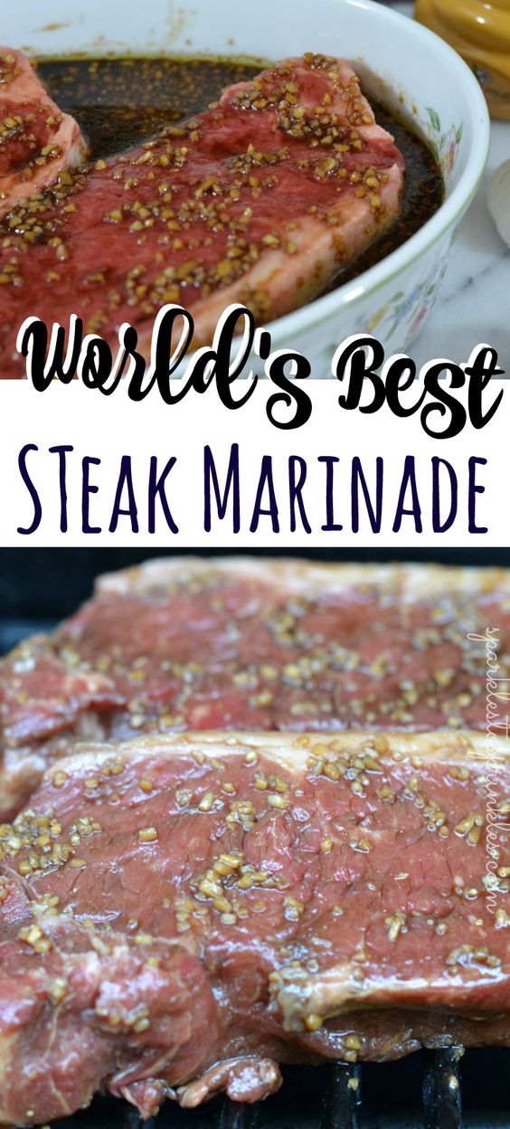 Worlds Best Steak Marinade Family Meal Recipes