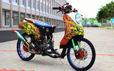 Modifikasi Scoopy Drag Style