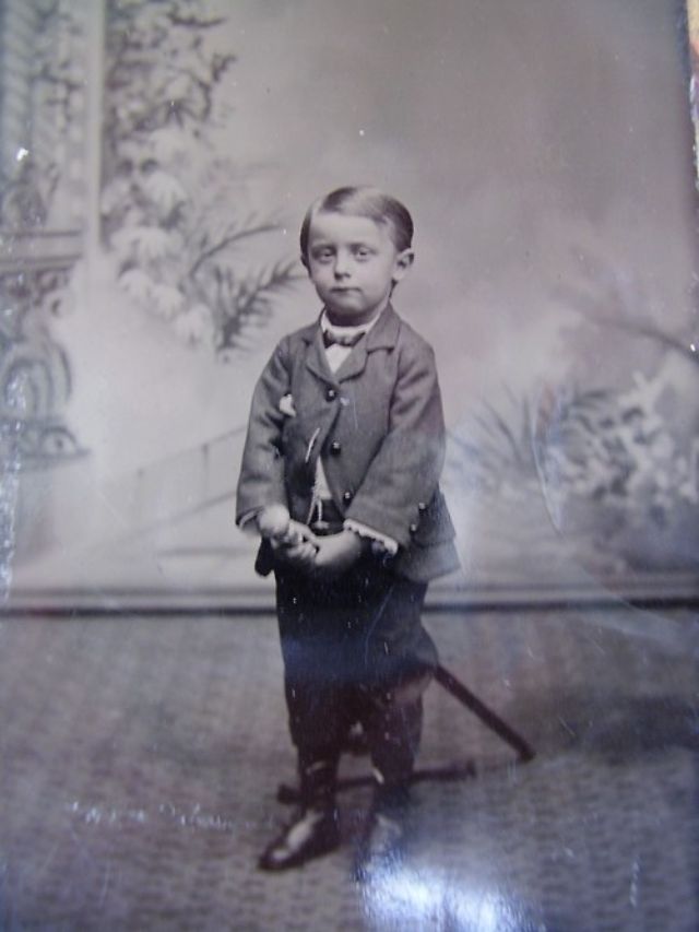 In the Victorian Era, Posing Stands Were Used for the Living, And Never