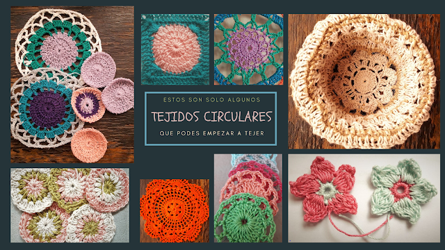 Tejidos circulares - paso a paso - principiantes - crochet