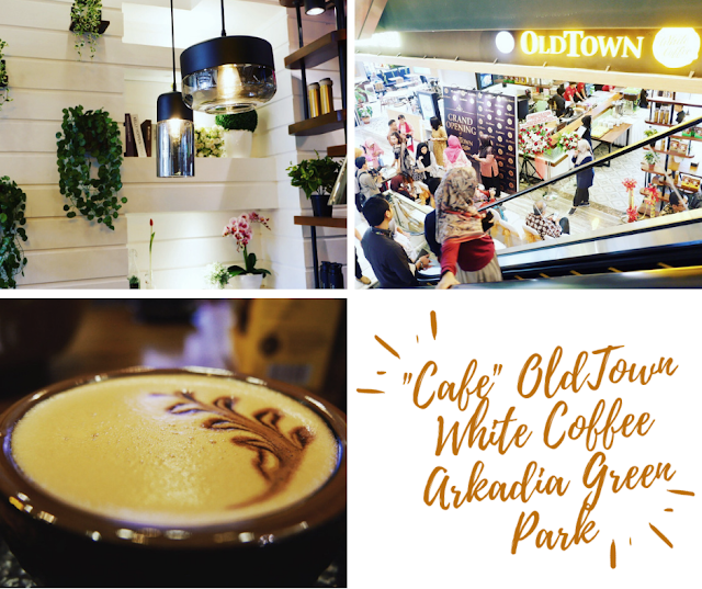 cafe konsep terbaru oldtown white coffee di arkadia green park