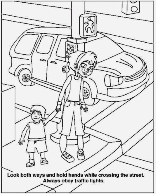i safe coloring pages - photo #8