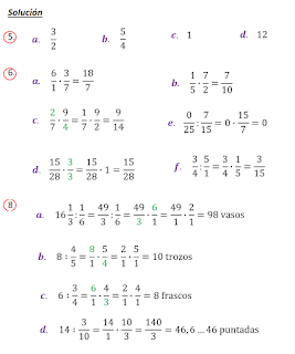 7° Básico Unidad 1- División de fracciones