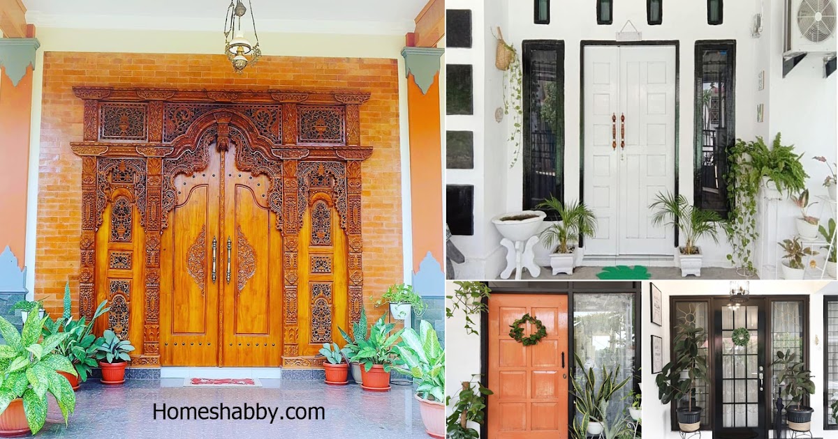 7 Desain Model Pintu Depan Yang Cocok Dengan Teras Rumah ~ Homeshabby
