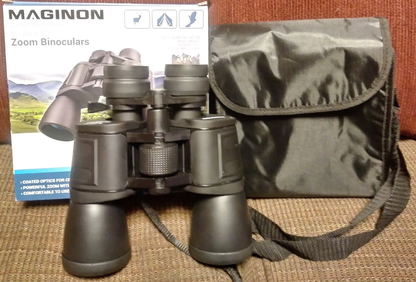 Reviews by Dennis Maginon 824x50 Zoom Binoculars With Case