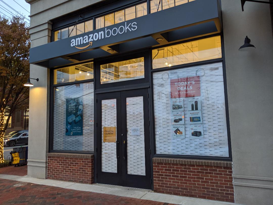 Robert Dyer Bethesda Row Amazon Books closes for renovations at
