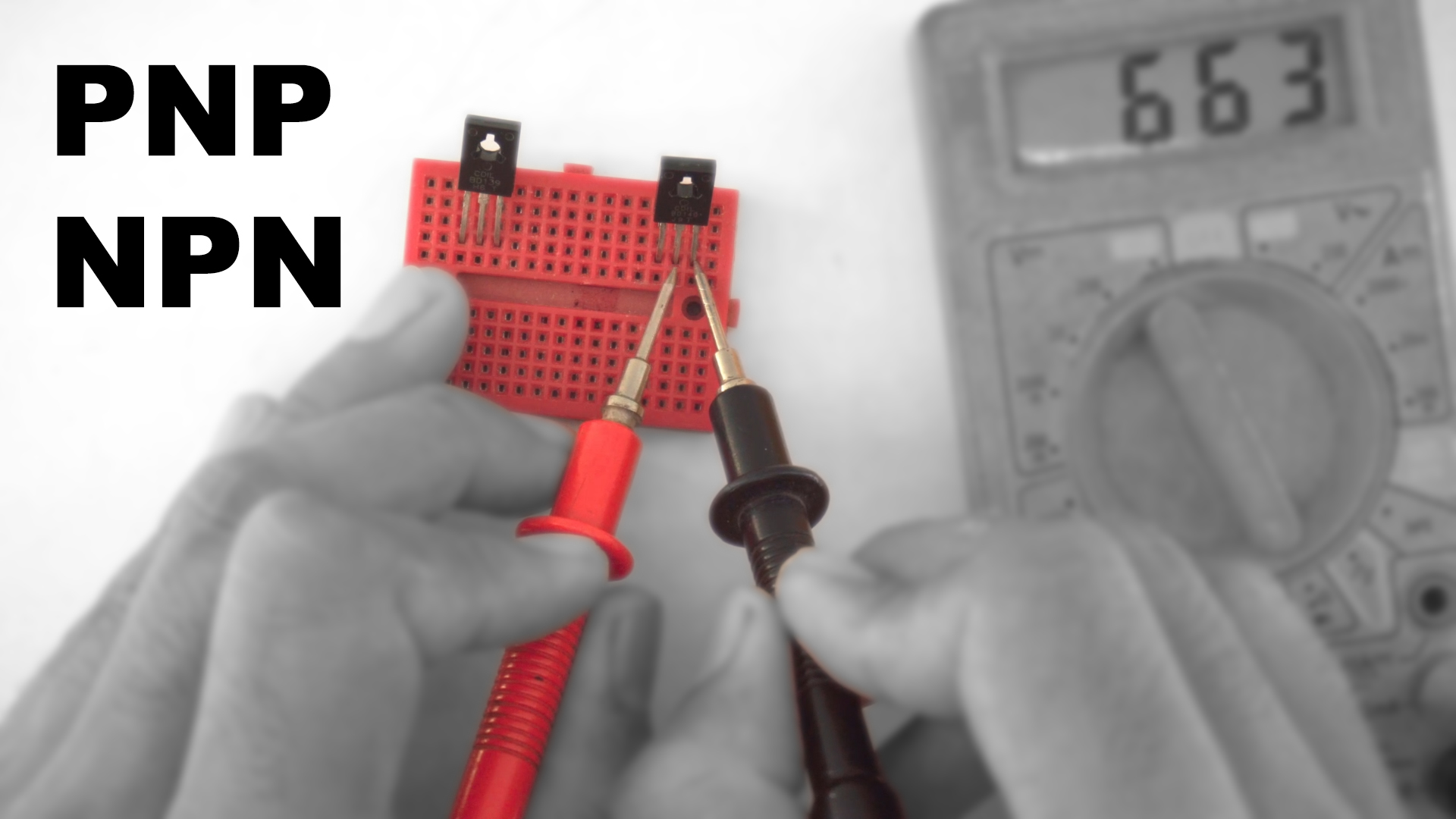 How to Identify PNP or NPN Transistor Practically (In Hindi)