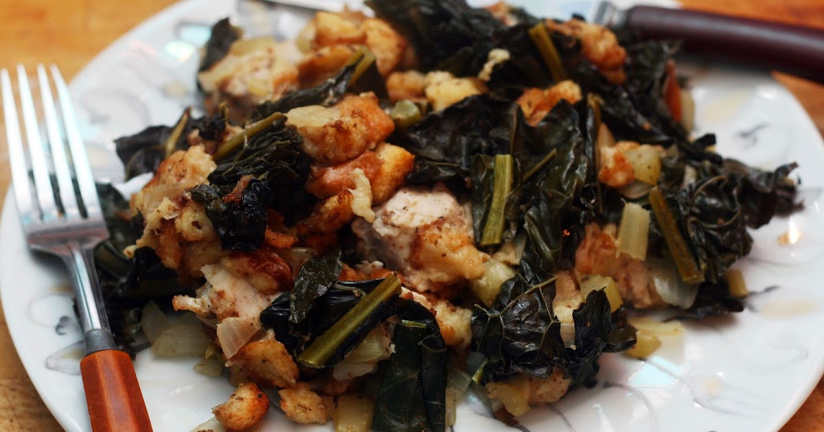 Recipes by Rachel Rappaport: Turkey Kale Stuffing Bake