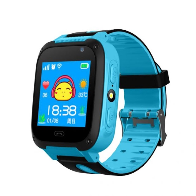 $7.99 / €6.86 for Ultra-Thin GPS Smart Watch Phone with LED Light for Kids