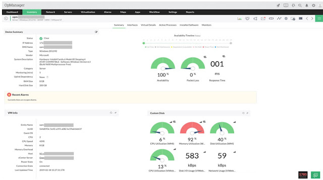6 Rekomendasi Software Management Server Dan Tools Monitoring Jaringan Populer ManageEngine OpManager