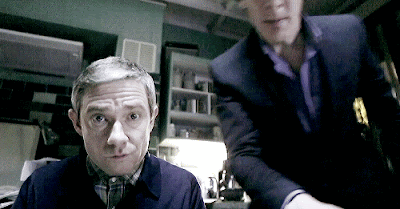 Sherlock and Watson Closer Gif