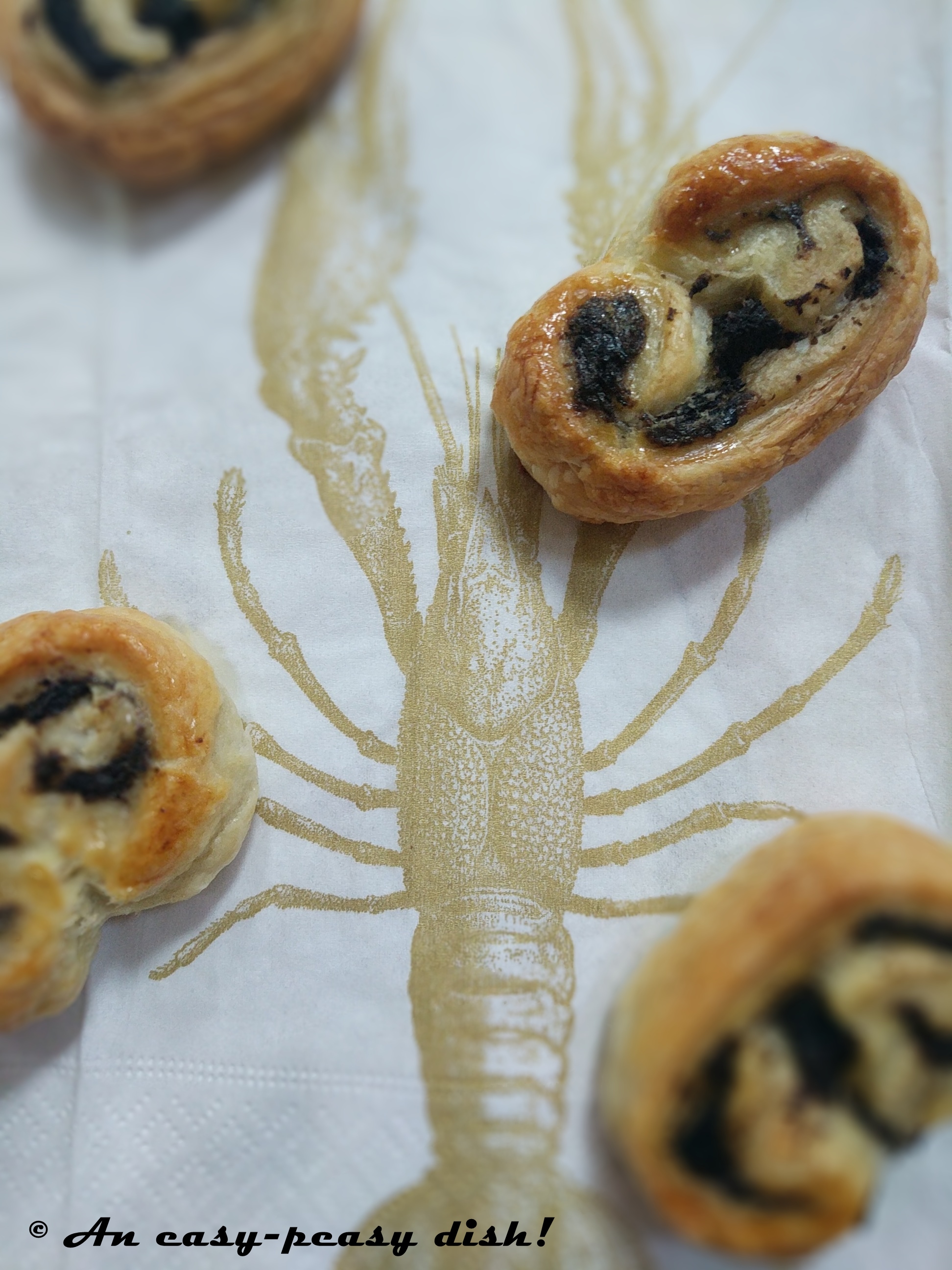 PALMIERS TAPENADE Easypeasy dish...