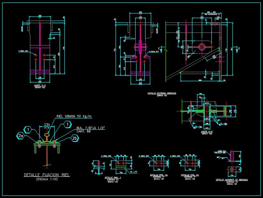 Overhead Bridge Crane [DWG]