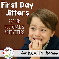 back to school read alouds First Day Jitters Reading Response