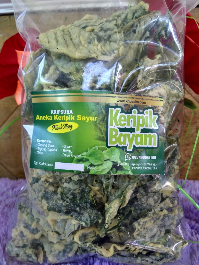 Keripik Bayam Kripsuba Aneka Keripik Sayur Bantul