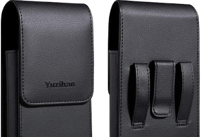  Yuzihan Holster for Big iPhone 12 Pro Max iPhone 11 Pro Max iPhone Xs Max iPhone 8 Plus 7 Plus 6S Plus Belt Holster Fit with Thick Defender Case Hybrid Armor Case Battery Case On 