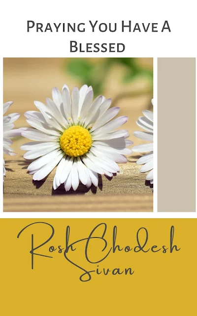 Happy Rosh Chodesh Sivan Greeting Card | 10 Free Pretty Cards | Happy New Month | Third Jewish Month