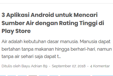3 Aplikasi Android Untuk Mencari Sumber Air Dengan Rating Tinggi Di Play Store Sharing Information
